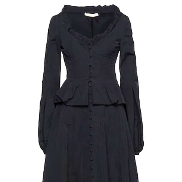 NWT💯 Brock Collection Stefania Midi Dress Sz 2/XS - Picture 2 of 7